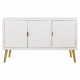 Aparador Alexandra House Living Blanco Dorado Madera MDF 41 x 71 x 120 cm