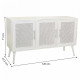 Sideboard Alexandra House Living White Silver Bamboo MDF Wood 41 x 71 x 120 cm