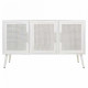 Sideboard Alexandra House Living White Silver Bamboo MDF Wood 41 x 71 x 120 cm