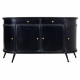 Sideboard Alexandra House Living Black Iron 40 x 80 x 150 cm