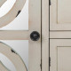 Aparador Alexandra House Living Gris Vidrio Madera de abeto 37 x 84 x 110 cm