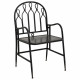 Dining Chair Alexandra House Living Black 56 x 96 x 55 cm