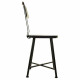 Taburete Alexandra House Living Negro 40 x 82 x 38 cm