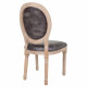 Dining Chair Alexandra House Living Grey 100 % polyester 46 x 96 x 48 cm