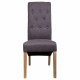 Silla de Comedor Alexandra House Living Gris 58 x 107 x 44 cm