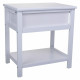 Mesita de Noche Alexandra House Living Blanco 29 x 42 x 40 cm