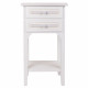 Nightstand Alexandra House Living White 26 x 69 x 37 cm