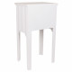 Nightstand Alexandra House Living White 28 x 69 x 38 cm
