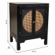 Nightstand Alexandra House Living Black 36 x 65 x 50 cm