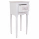 Nightstand Alexandra House Living White 26 x 72 x 33 cm