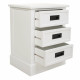 Nightstand Alexandra House Living White 35 x 60 x 45 cm