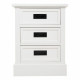 Nightstand Alexandra House Living White 35 x 60 x 45 cm