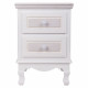 Mesita de Noche Alexandra House Living Blanco 33 x 53 x 37 cm