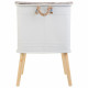 Nightstand Alexandra House Living White 41 x 41 x 61 cm