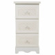 Nightstand Alexandra House Living White Cream 26 x 60 x 31 cm