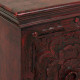 Nightstand Alexandra House Living Red 40 x 59 x 50 cm