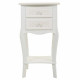 Nightstand Alexandra House Living White Cream 31 x 71 x 38 cm
