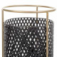 Set de Maceteros Alexandra House Living Negro Metal Hierro 27 x 74 x 27 cm 3 Piezas