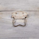 Bottle rack Alexandra House Living PVC Wood Metal 30 x 64 x 41 cm Chest