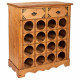 Botellero Alexandra House Living PVC Madera Hierro 31 x 69 x 63 cm Con cajones