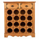 Botellero Alexandra House Living PVC Madera Hierro 31 x 69 x 63 cm Con cajones