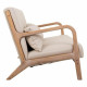 Sofá Alexandra House Living Crema 85 x 74 x 122 cm