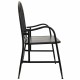 Bench Alexandra House Living Black Metal 56 x 98 x 118 cm