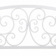 Bench Alexandra House Living White Iron 53 x 91 x 153 cm