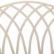 Bench Alexandra House Living White Iron 50 x 88 x 110 cm