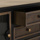 Aparador Alexandra House Living Marrón Metal 42 x 100 x 122 cm