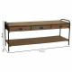 Aparador Alexandra House Living Marrón Hierro Madera de abeto 38 x 58 x 149 cm