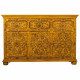 Aparador Alexandra House Living Amarillo Hierro Madera de mango 45 x 96 x 147 cm