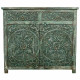 Sideboard Alexandra House Living Green Mango wood 40 x 90 x 103 cm