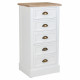 Chest of drawers Alexandra House Living Natural Wood Metal 95 x 40 x 50 cm