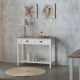 Alfombra Alexandra House Living Blanco Natural 120 x 120 cm Circular