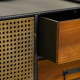 Aparador Alexandra House Living Marrón Hierro 40 x 75 x 120 cm