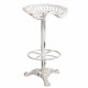 Taburete Alexandra House Living Blanco Hierro 34 x 80 x 44 cm