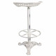 Taburete Alexandra House Living Blanco Hierro 34 x 80 x 44 cm