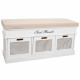 Storage chest with seat Alexandra House Living 35 x 50 x 102 cm