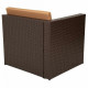 Set of furniture Alexandra House Living Brown 4 Pieces