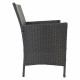 Set of furniture Alexandra House Living Black 9 Pieces