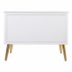Banco baúl Alexandra House Living Dorado Madera MDF 41 x 62 x 83 cm