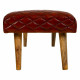 Bench Alexandra House Living Leather Mango wood 53 x 38 x 115 cm