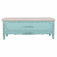 Bench Alexandra House Living Blue Sponge Fir wood MDF Wood 43 x 48 x 120 cm
