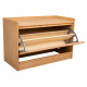 Bench Alexandra House Living Natural MDF Wood 38 x 53 x 80 cm Shoe Rack