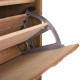 Bench Alexandra House Living Brown Natural Paolownia wood MDF Wood 38 x 53 x 80 cm Shoe Rack