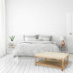 Bench Alexandra House Living Cream Rubber Wood 78 x 48 x 110 cm