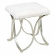 Bench Alexandra House Living Champagne Metal Sponge MDF Wood 41 x 47 x 41 cm