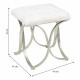 Bench Alexandra House Living Champagne Metal Sponge MDF Wood 41 x 47 x 41 cm