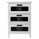 Cajonera Alexandra House Living Blanco Madera de Paulonia 29 x 58 x 40 cm